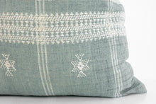 Indian Bhujodi Pillow Cover - Misty Blue Gray