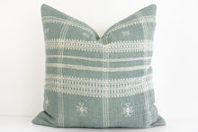 Indian Bhujodi Pillow Cover - Misty Blue Gray