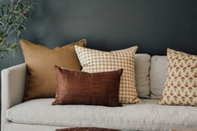 Linen Flange Edge Pillow Cover - Almond