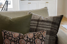 Linen Pillow Cover - Olive Branch