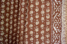 *PRE-ORDER* Poppy Kantha Quilt in Sienna, Tan, Earth -  King/Queen Sized