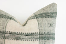 Indian Bhujodi Pillow Cover - Ivory and Sage