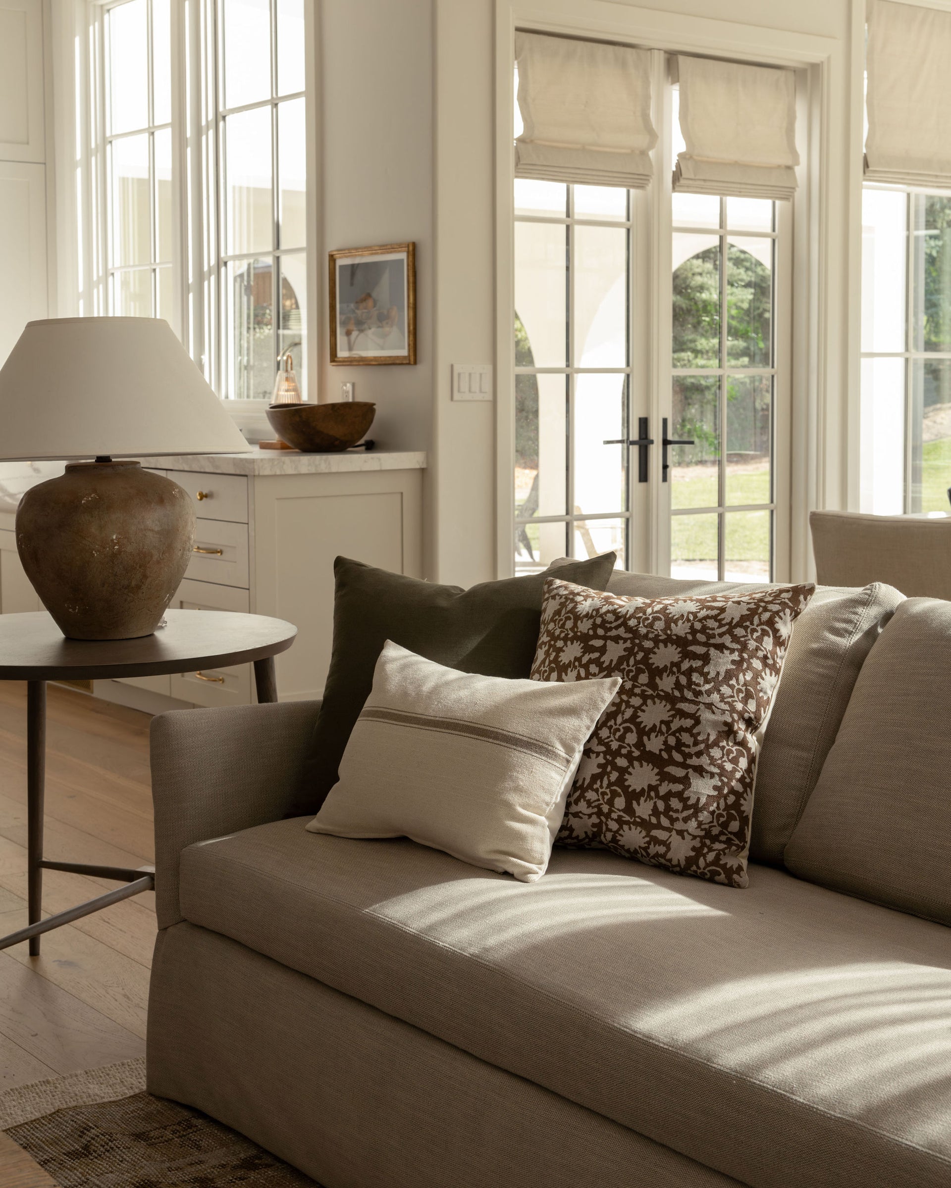 Grain Sack Pillow Cover - Earth