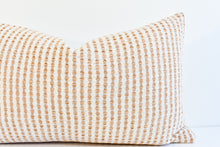 Hmong Organic Woven Lumbar Pillow - Faded Gold
