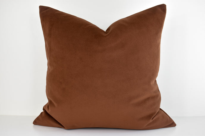 Velvet Pillow Cover - Cedar