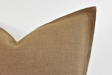 Linen Flange Edge Pillow Cover - Almond