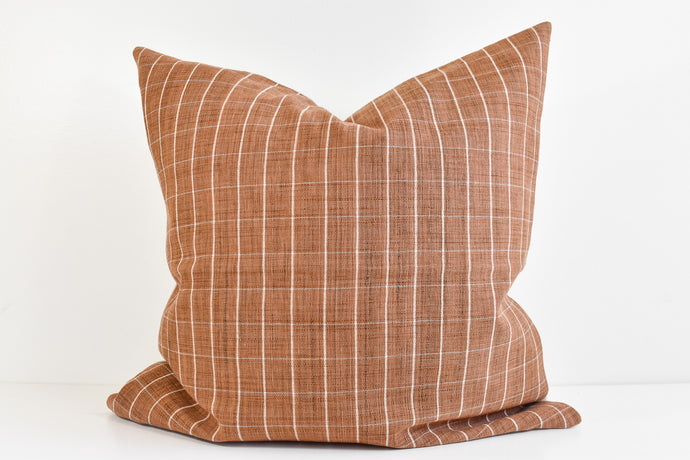 Hmong Organic Woven Pillow Cover - Scorched Earth Window Pane