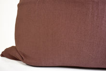 Linen Pillow Cover - Oxblood