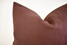 Linen Pillow Cover - Oxblood