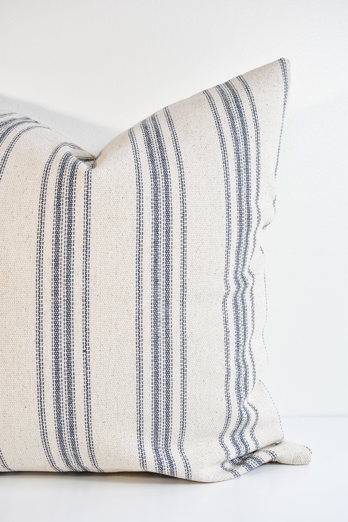 Grain Sack Pillow Cover - Indigo