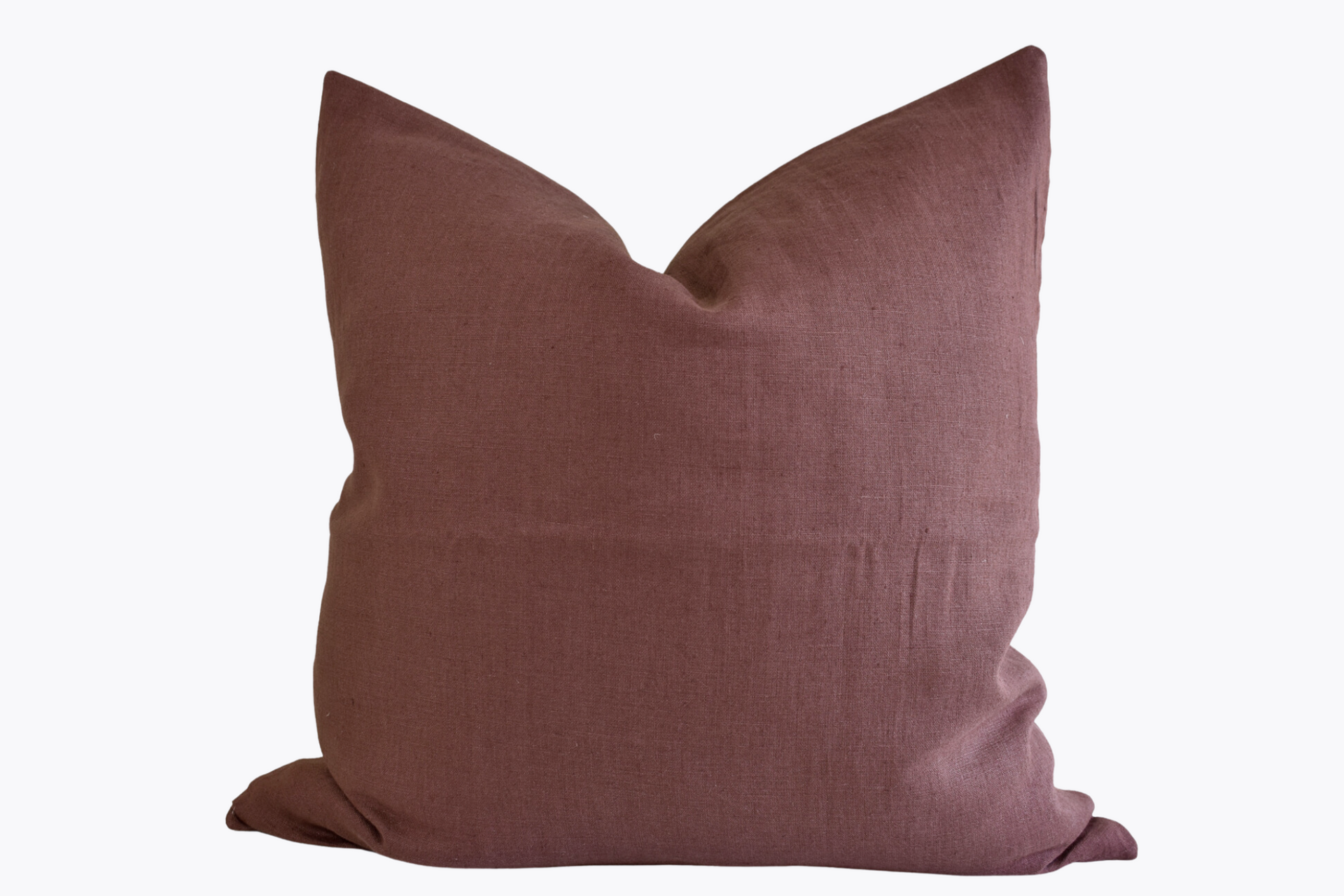 Linen Pillow Cover - Oxblood