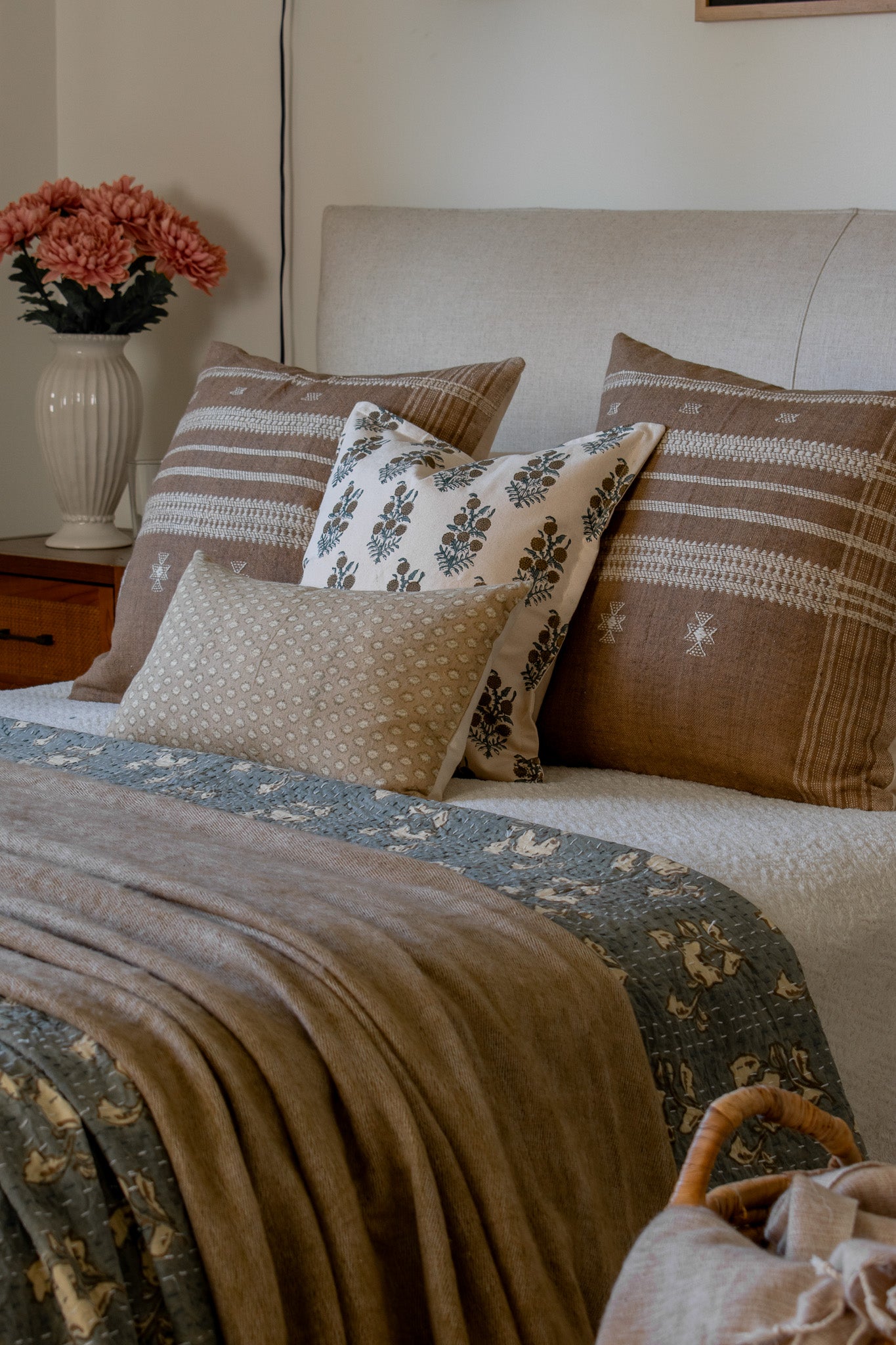 Alpaca Throw - Toasted Pecan, Tan
