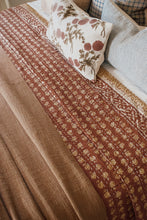 *Pre-Order* Poppy Kantha Quilt in Sienna, Tan, Earth -  King/Queen Sized