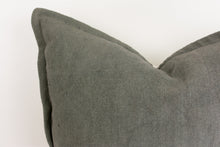 Linen Flange Edge Pillow Cover - Desert Sage