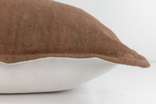 Linen Flange Edge Pillow - Desert Sand