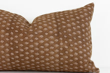Indian Block Print Pillow - Sienna Blossom