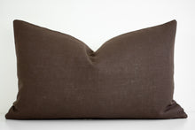 Linen Pillow - Chocolate