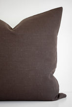 Linen Pillow - Chocolate