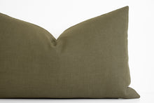 Linen Pillow - Olive Branch