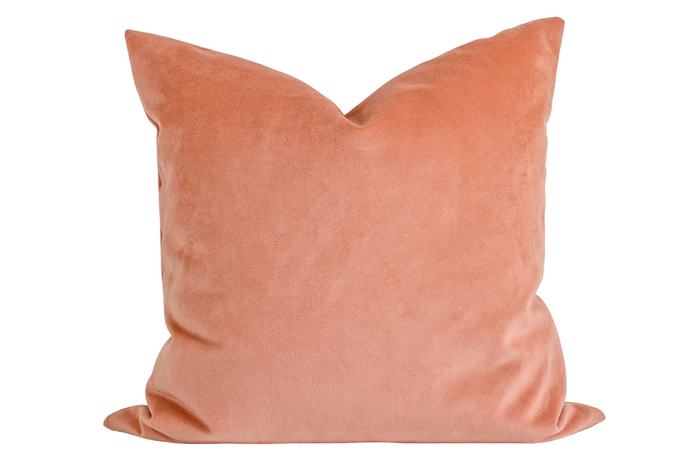Velvet  Pillow Cover - Dusty Peach