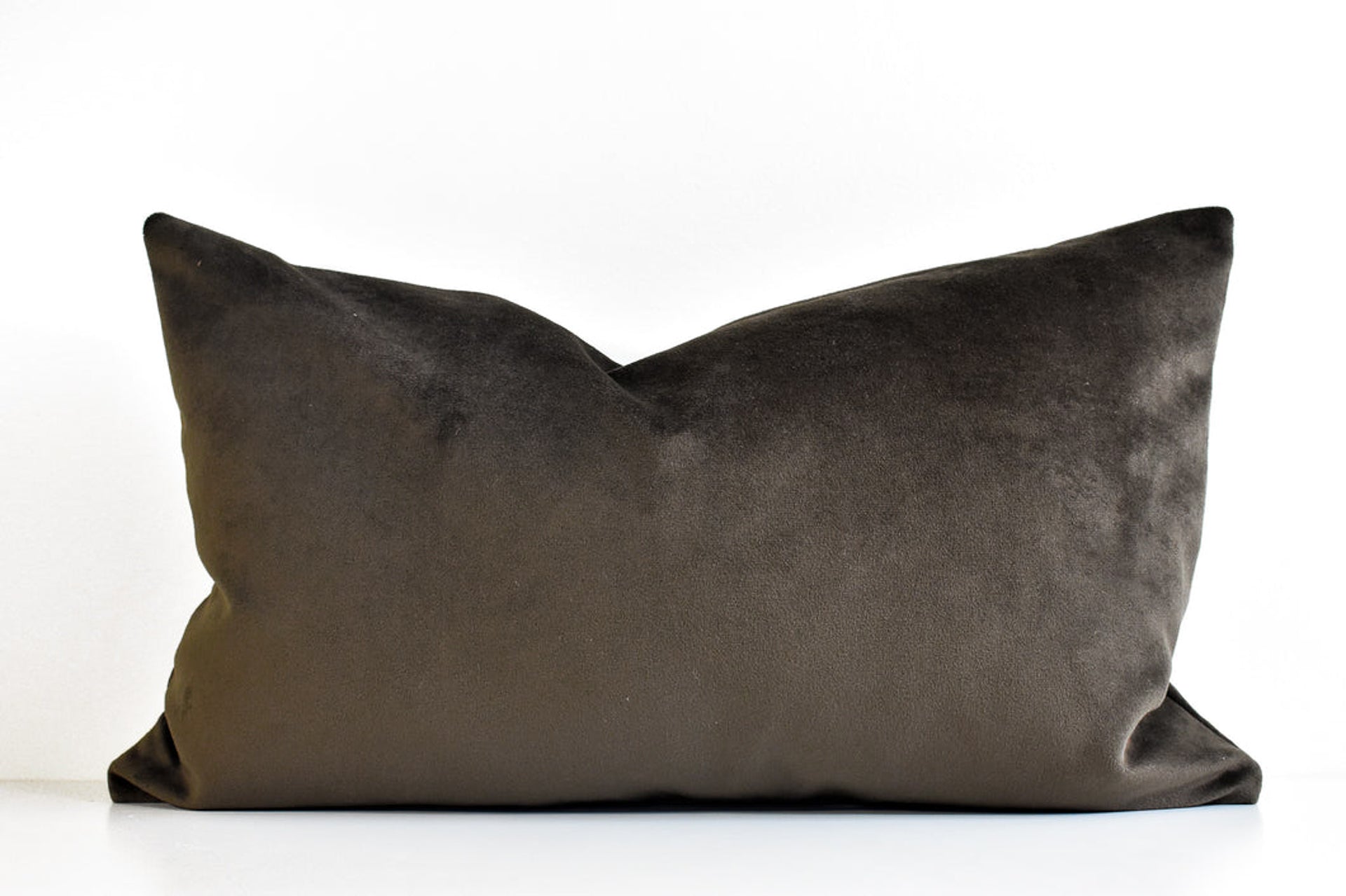 Velvet Pillow Cover - Espresso