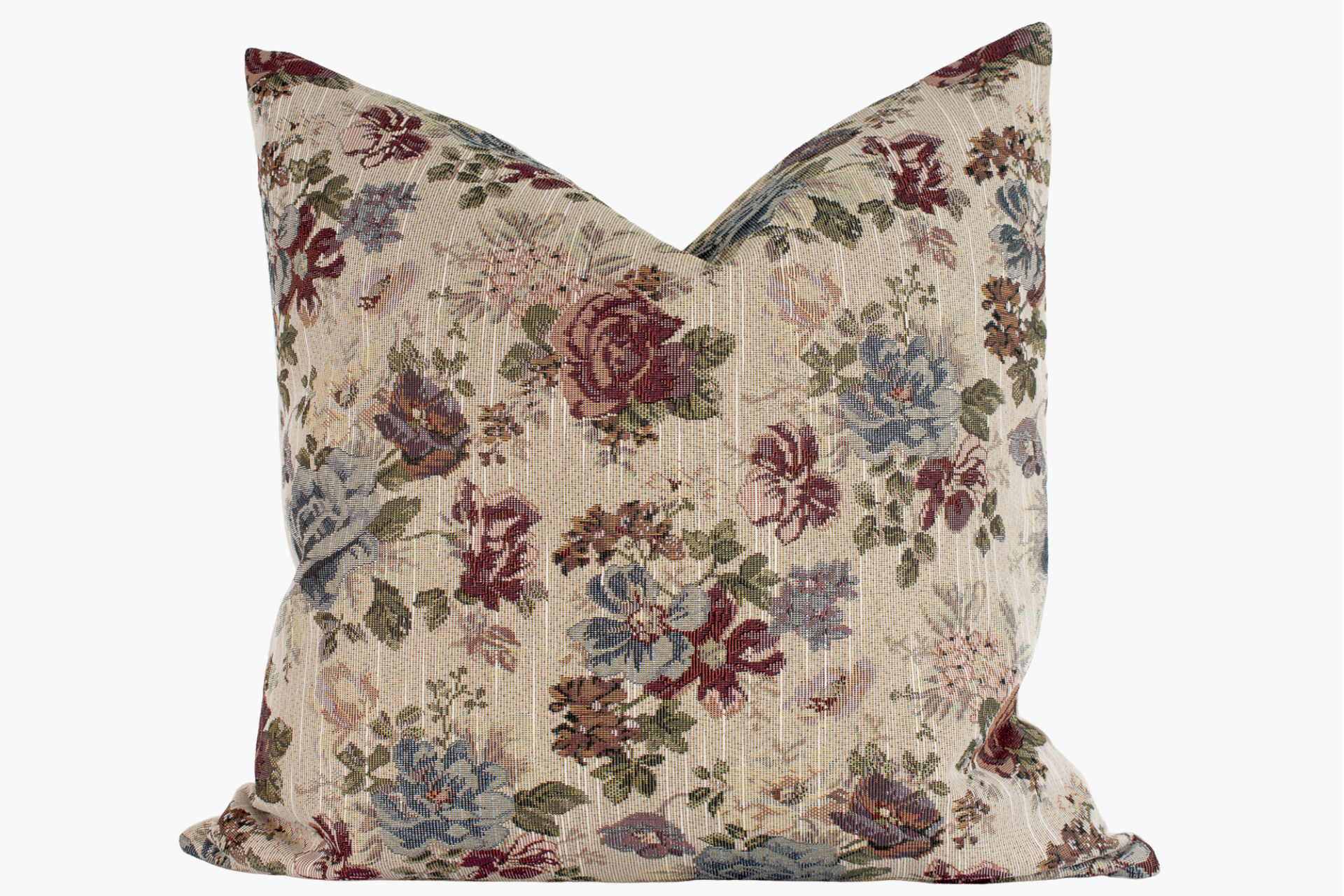 Cosette Woven Tapestry Floral Pillow Cover