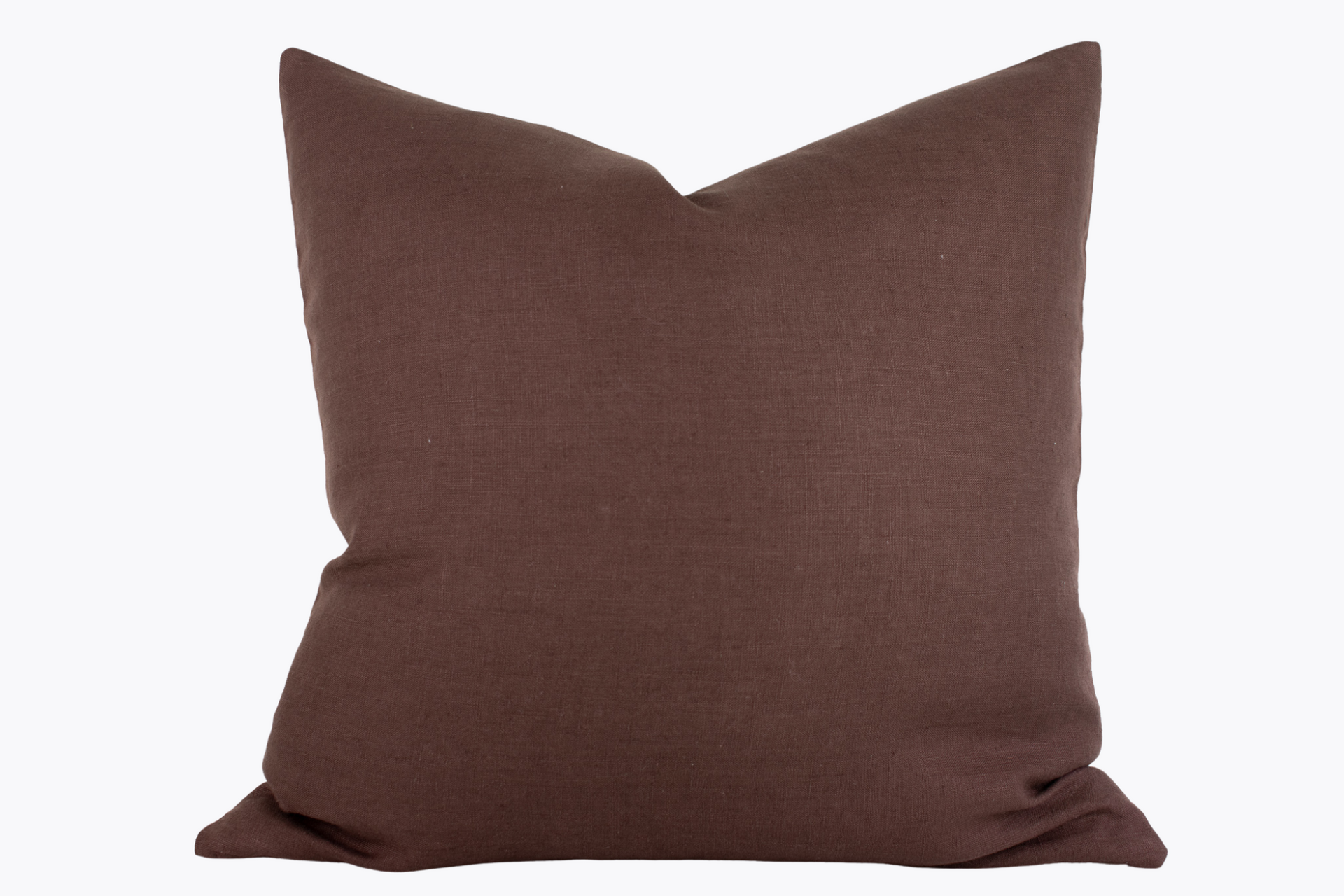 Linen Pillow Cover - Brownstone