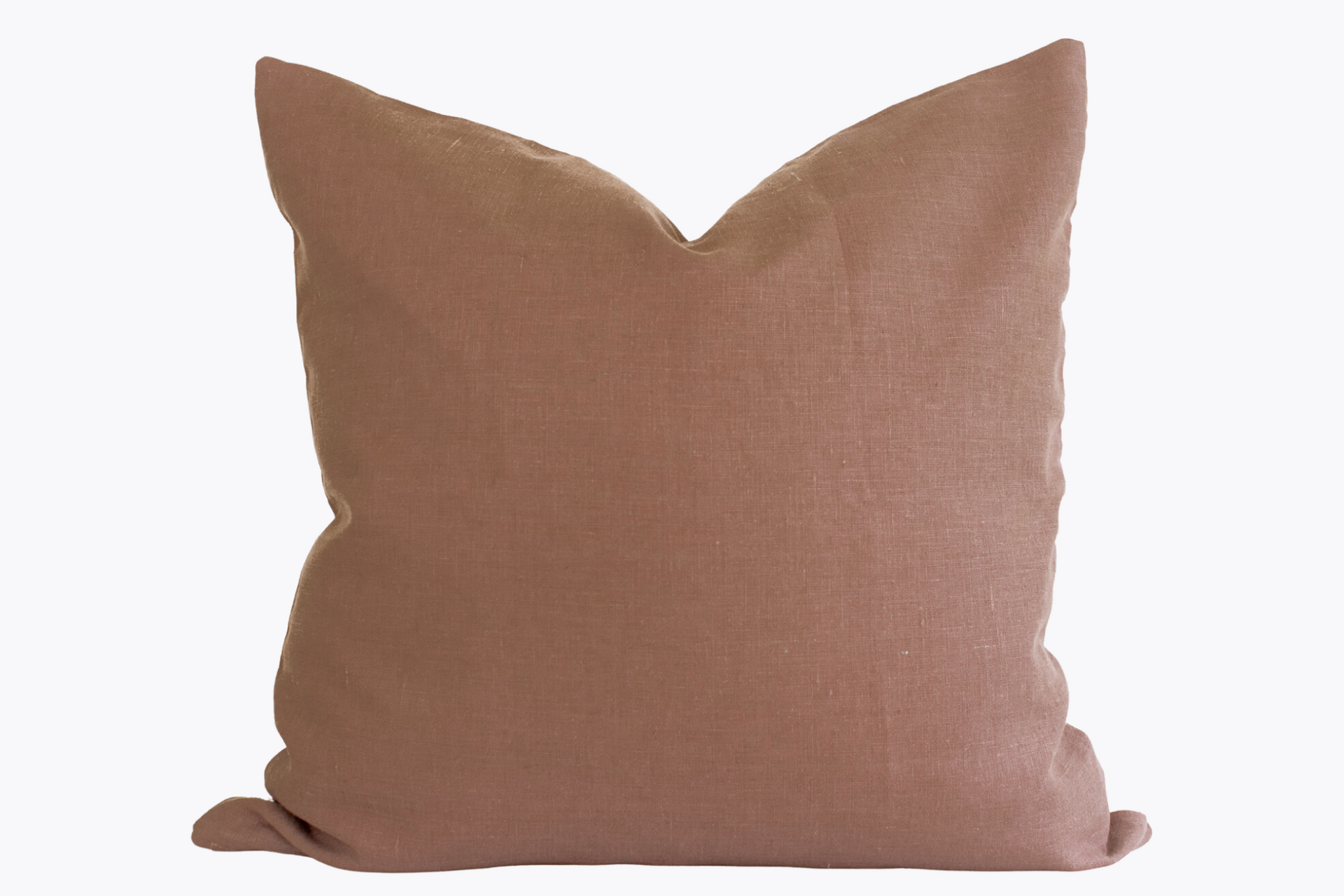 Linen Pillow Cover - Cognac