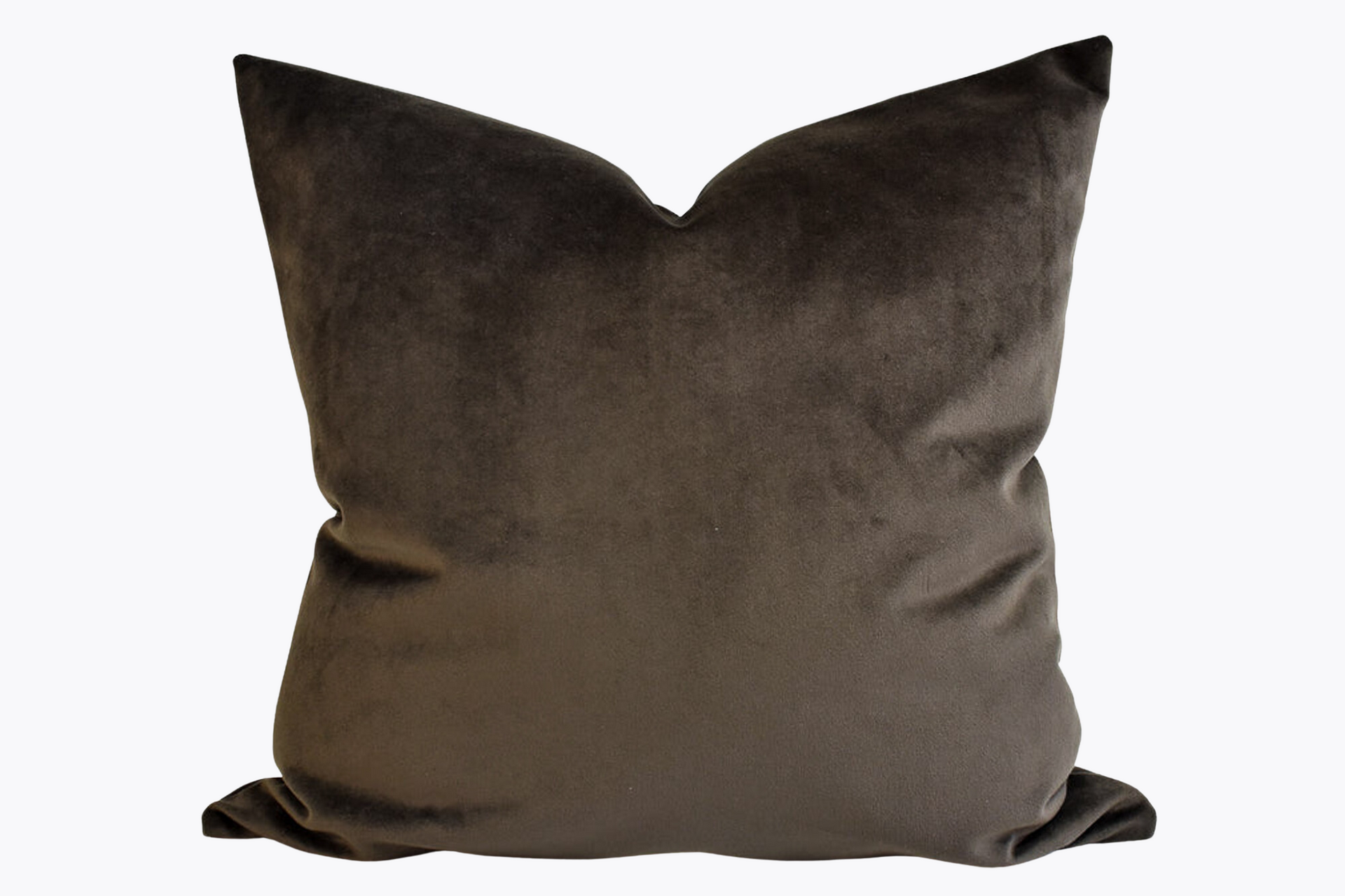 Velvet Pillow Cover - Espresso