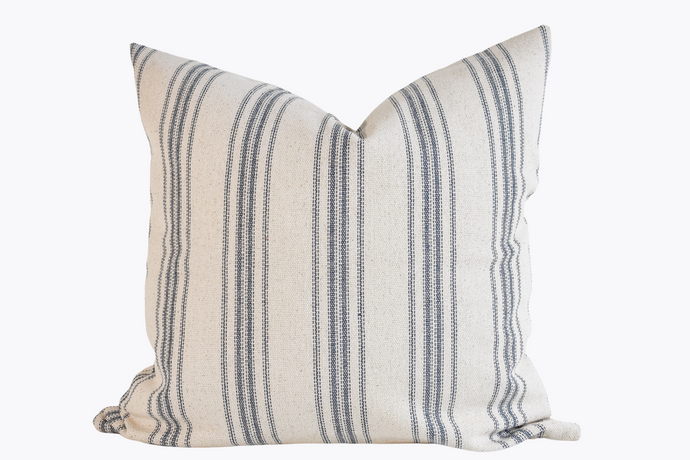 Grain Sack Pillow Cover - Indigo