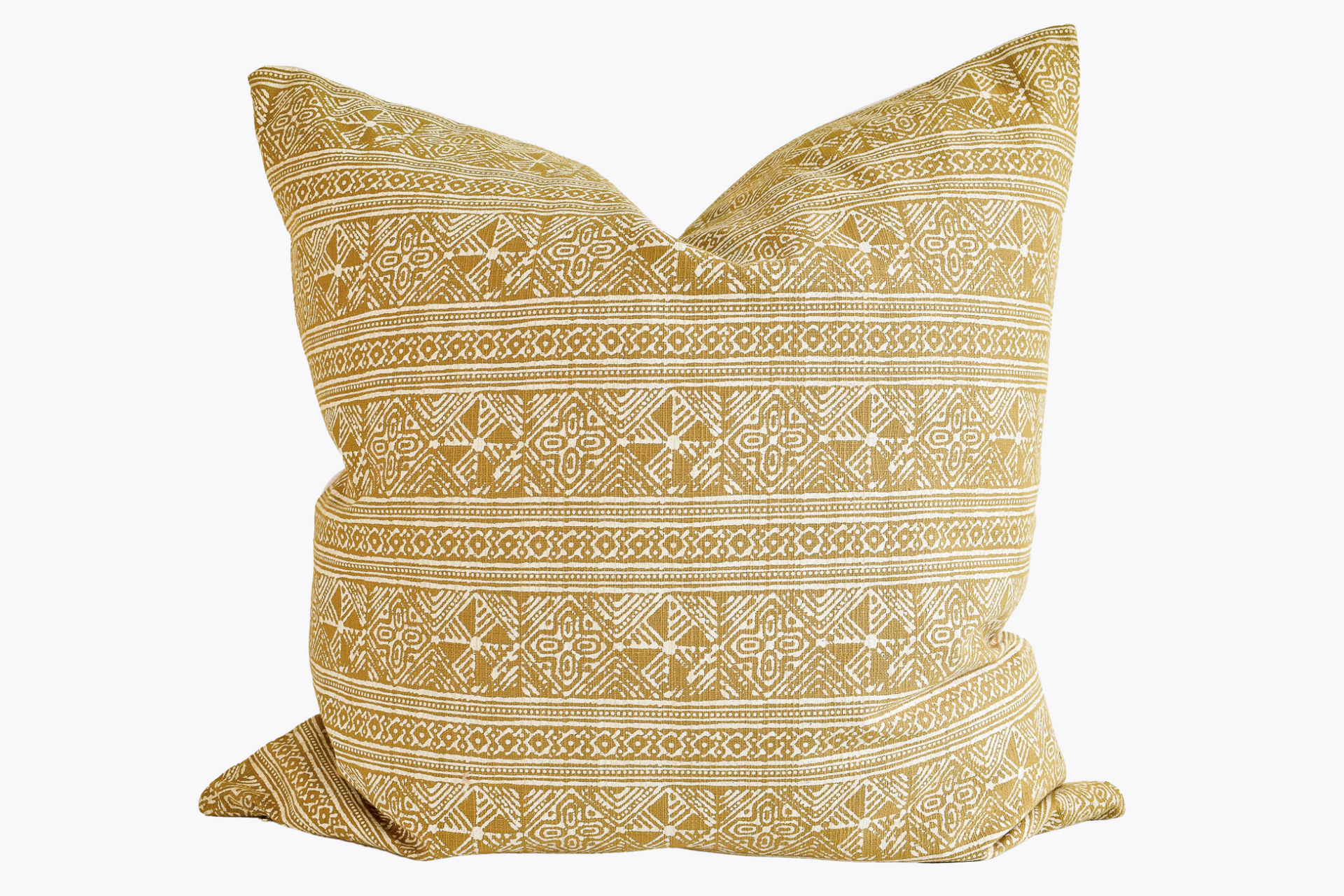 Hmong Batik Pillow Cover Cover - Ochre