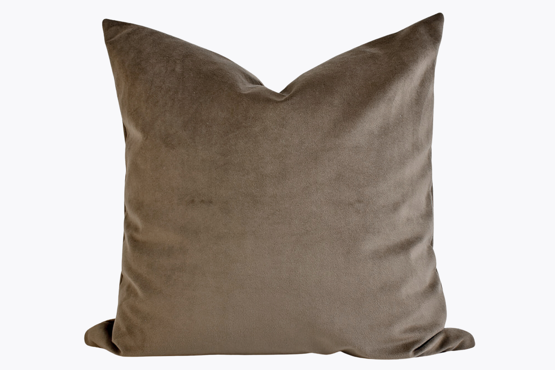 Velvet Pillow Cover - Mocha