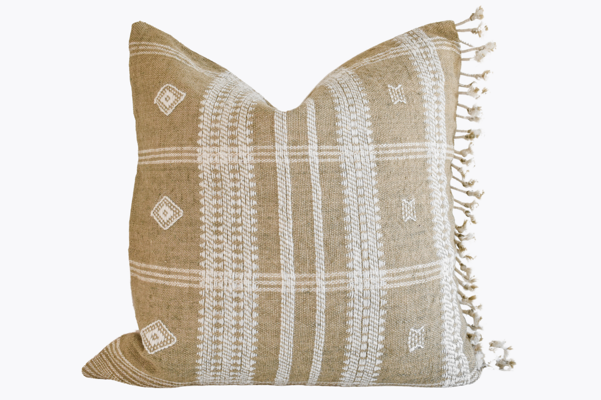 Indian Bhujodi Pillow Cover - Sand