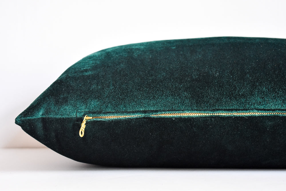 Velvet Lumbar Pillow - Dusty Peach – Collectiv Co.