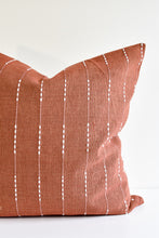 Hmong Organic Woven Pillow - Rust