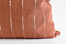 Hmong Organic Woven Pillow - Rust