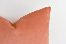 Velvet  Pillow - Dusty Peach