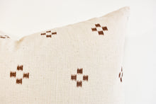 Hmong Block Print Lumbar Pillow - Earth