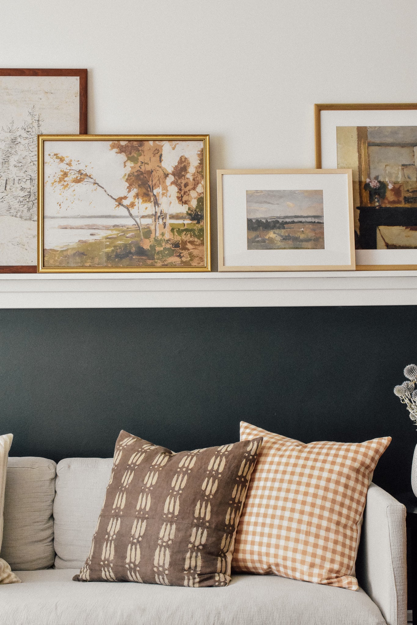 Flowers On A Mantle