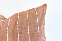 Hmong Organic Woven Lumbar Pillow - Terra Cotta