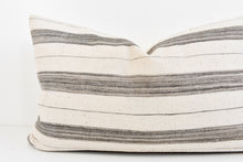 Hmong Organic Woven Lumbar Pillow - Thick Stripe