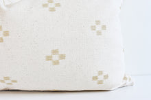 Hmong Block Print Pillow Cover - Khaki