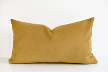 Velvet Lumbar Pillow - Golden Palm