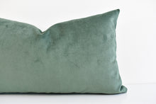 Velvet Lumbar Pillow - Pine
