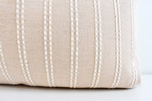 Hmong Organic Woven Lumbar Pillow - Faded Blush