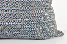 Hmong Organic Woven Pillow - Slate Blue Gray