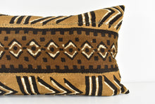 African Mudcloth Lumbar Pillow