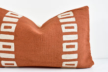 Shyla Lumbar Pillow - Rust