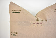 Hmong Organic Woven Fringe Pillow - Tan