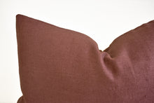 Linen Lumbar Pillow - Oxblood